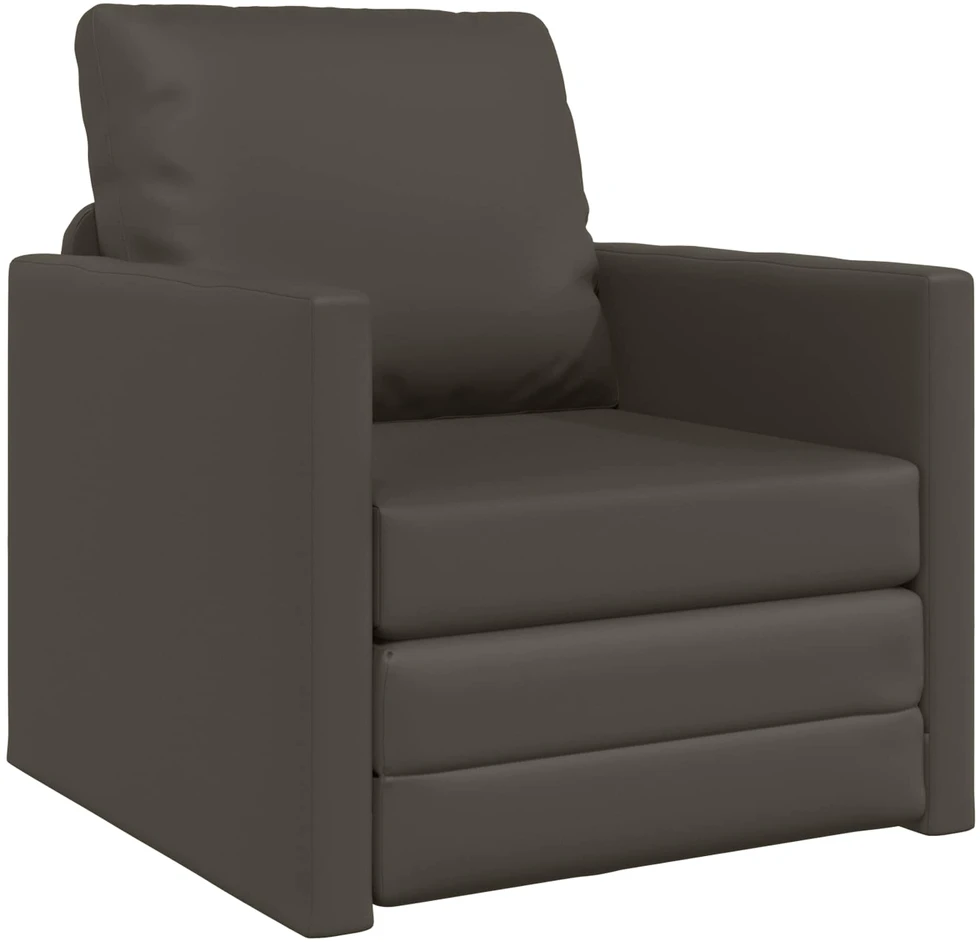 Sofa lova 60cm Pilka Dirbtinė Oda