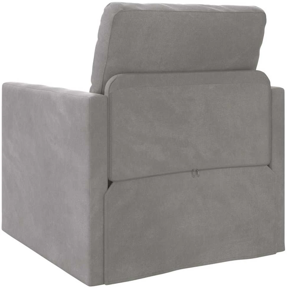Sofa lova Šviesiai pilka 74 x 77 x 81 cm Aksomas