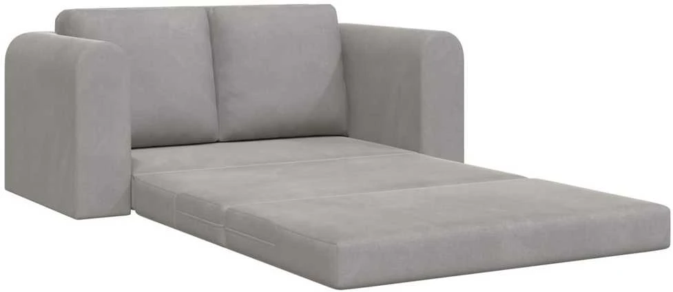 Sofa lova Šviesiai pilka 148 x 71 x 83 cm Aksomas