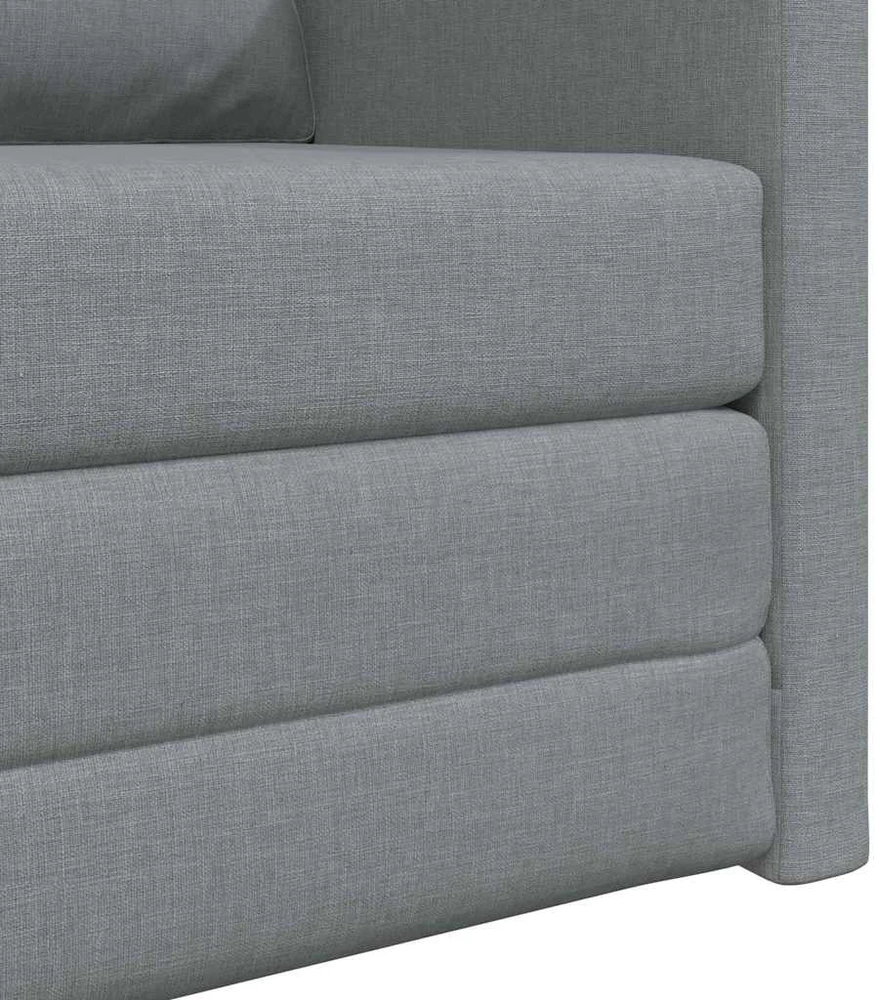 Sofa lova 60cm Šviesiai pilka audinys