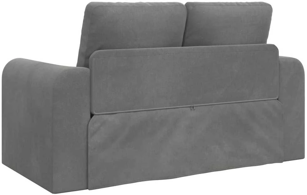 Sofa lova Tamsiai pilka 148 x 71 x 83 cm Aksomas