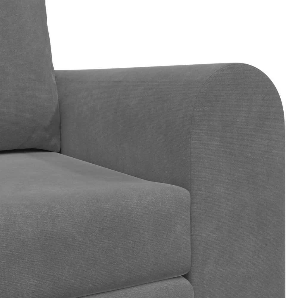 Sofa lova Tamsiai pilka 148 x 71 x 83 cm Aksomas