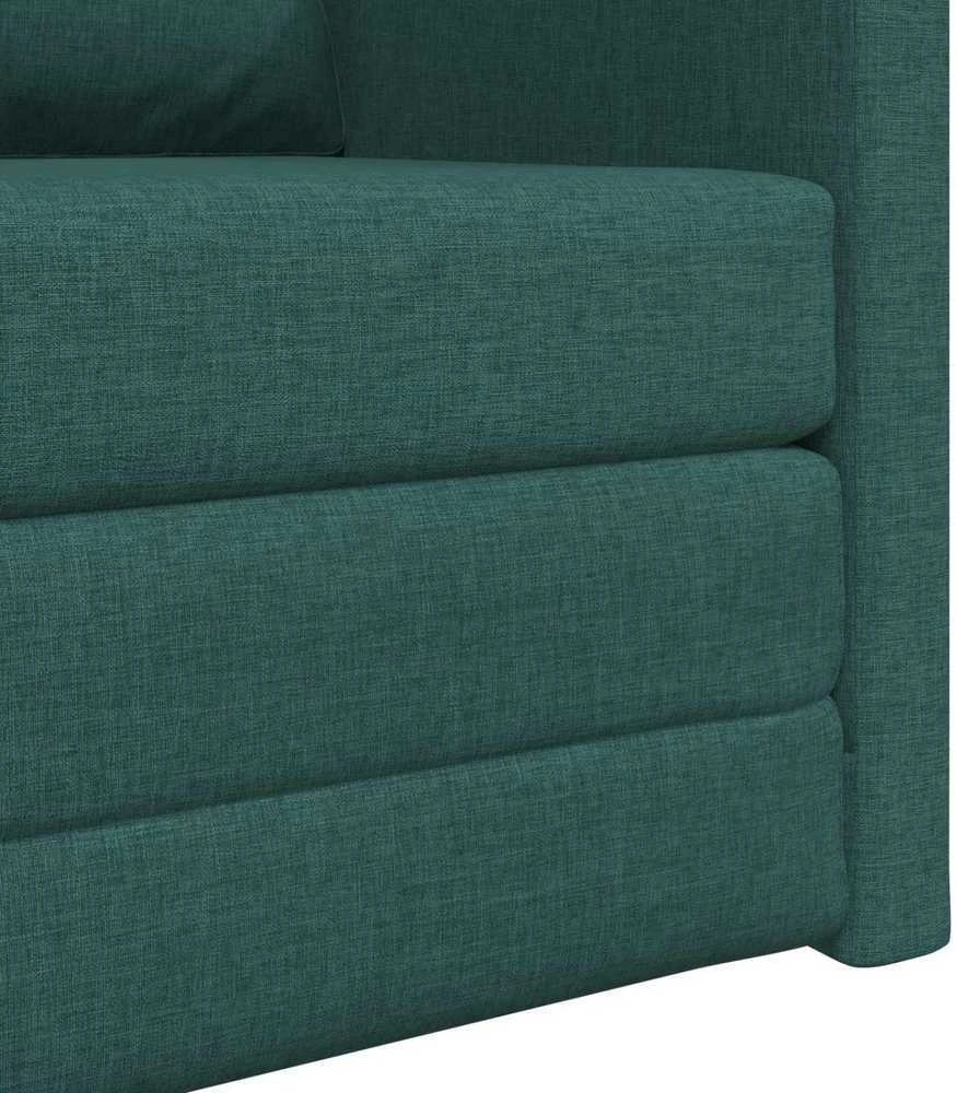 Sofa lova Tamsiai žalia 74 x 77 x 81 cm audinys