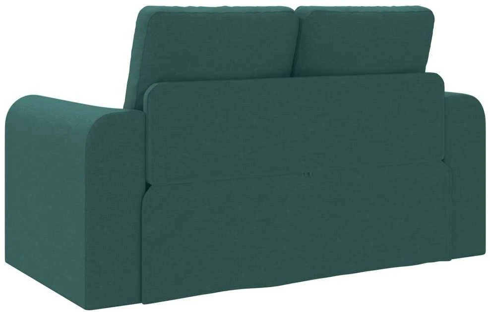 Sofa lova Tamsiai žalia 148 x 71 x 83 cm audinys