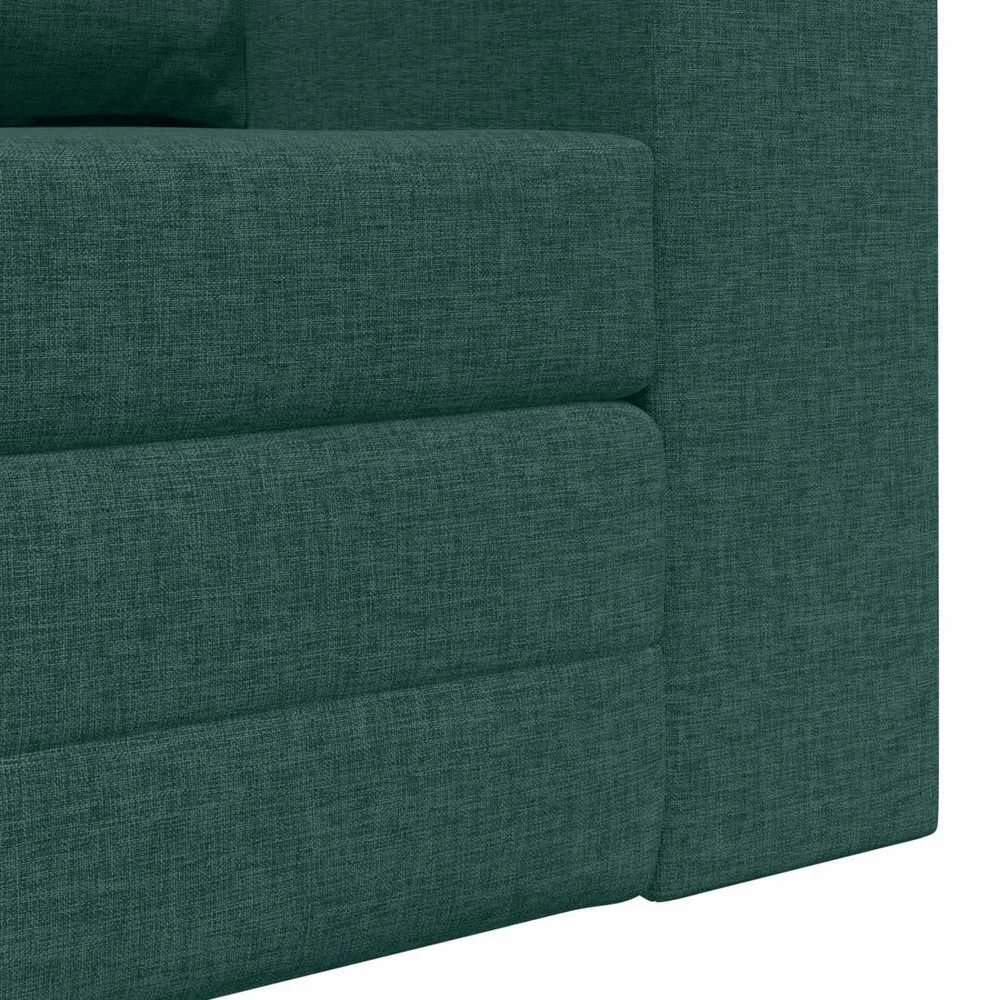 Sofa lova Tamsiai žalia 148 x 71 x 83 cm audinys
