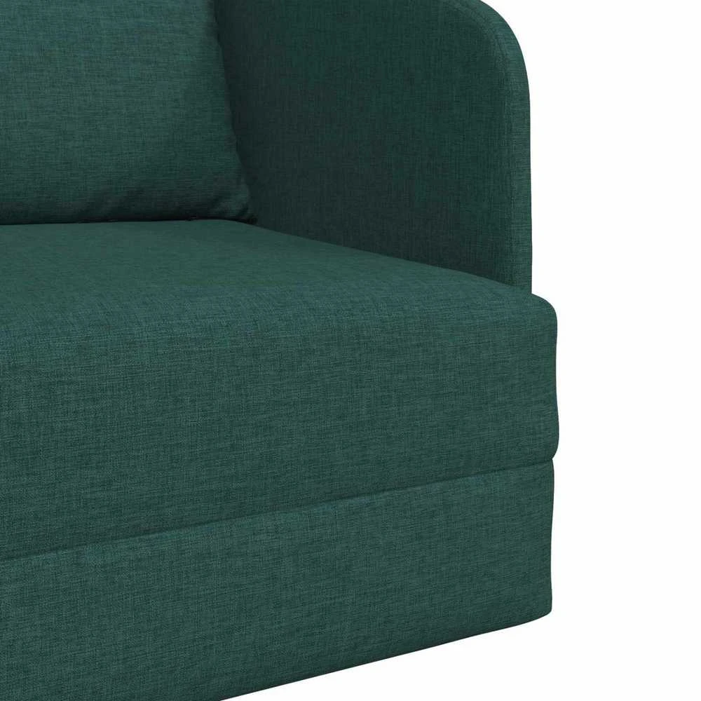 Sofa lova Tamsiai žalia 65 x 80 x 83 cm audinys