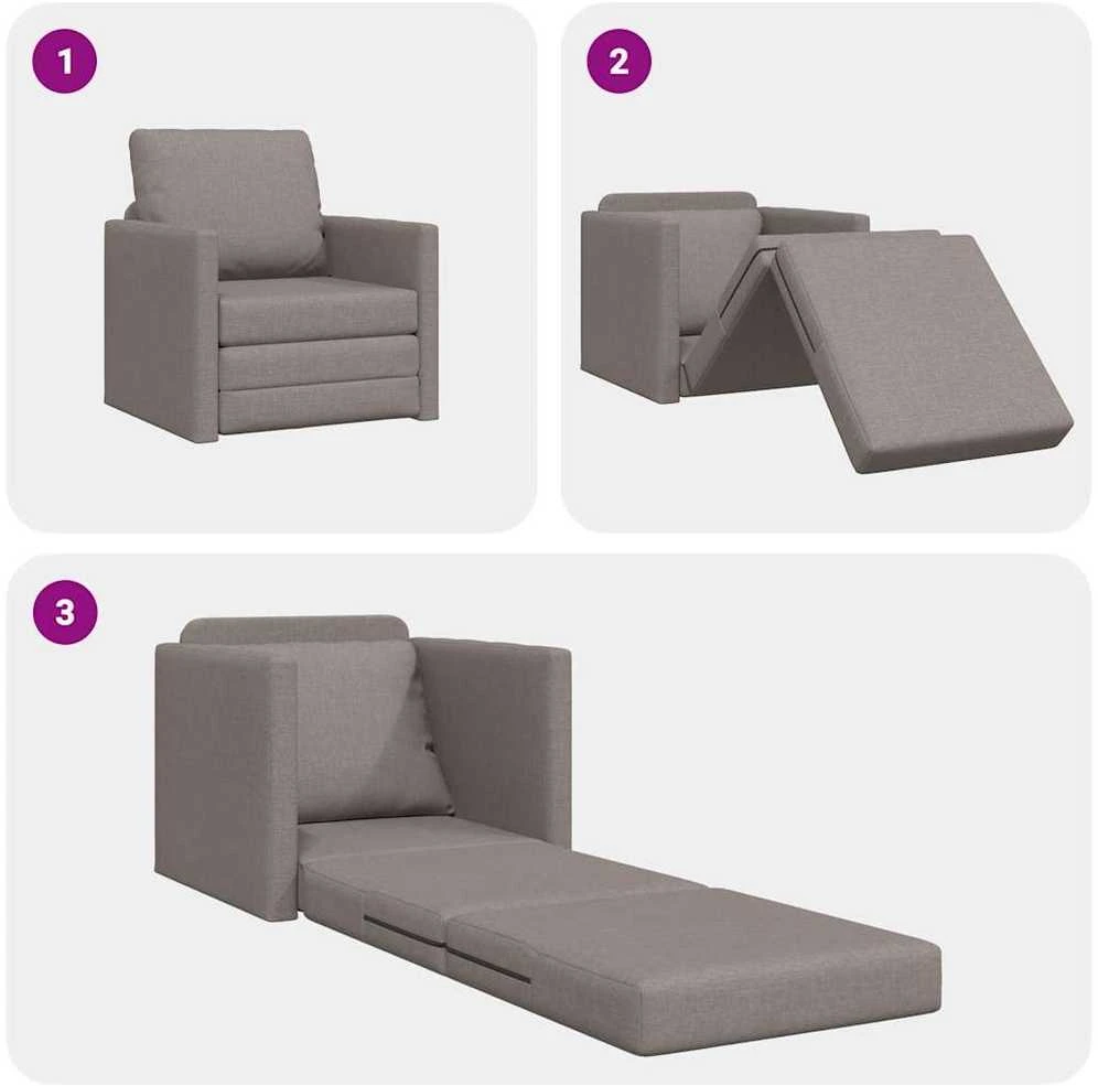 Sofa lova Tortora 74 x 77 x 81 cm audinys
