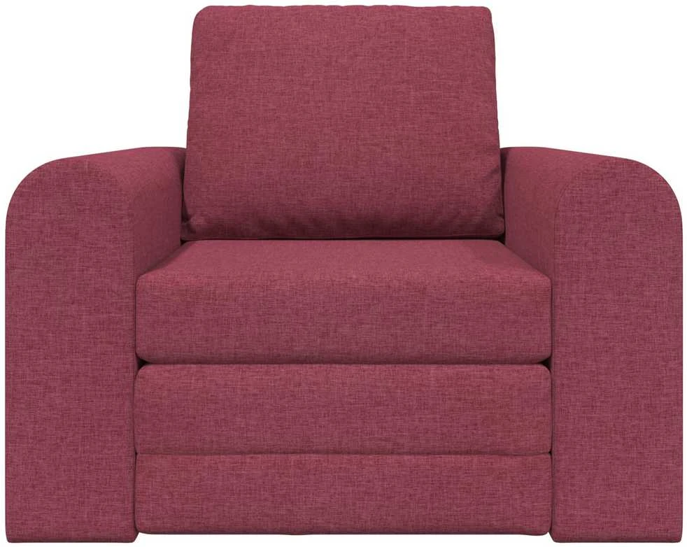 Sofa lova Vyno raudona 98 x 71 x 83 cm audinys