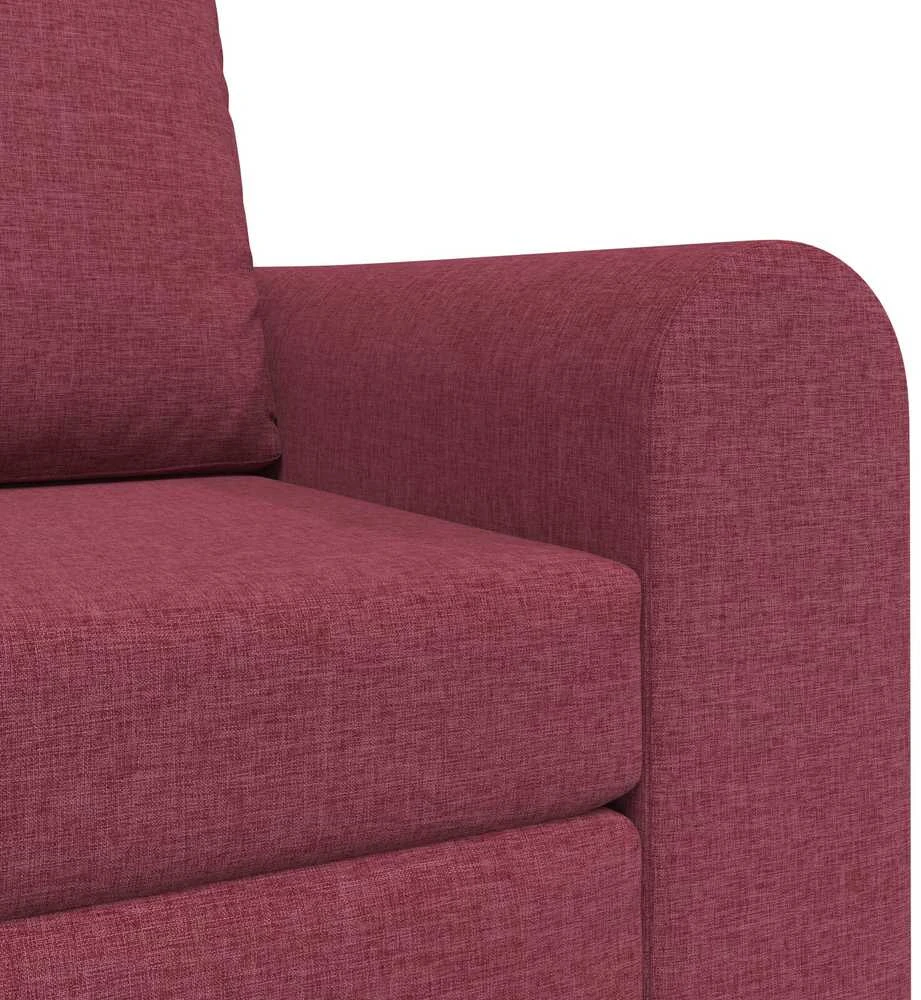 Sofa lova Vyno raudona 98 x 71 x 83 cm audinys