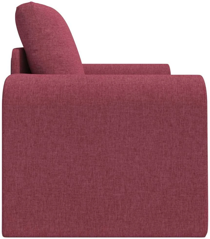 Sofa lova Vyno raudona 98 x 71 x 83 cm audinys
