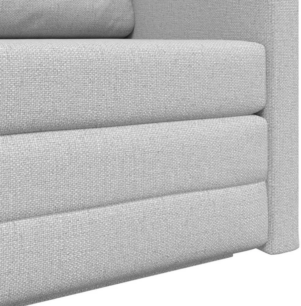 Sofa lova Debesų pilka 124 x 71 x 78 cm audinys