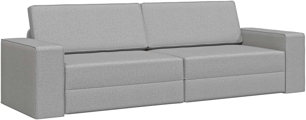 Sofa lova Debesų pilka 245 x 78 x 77 cm audinys