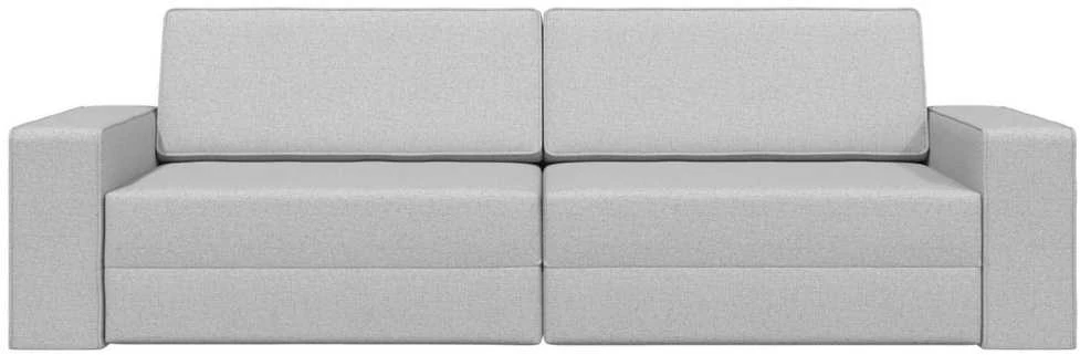 Sofa lova Debesų pilka 245 x 78 x 77 cm audinys
