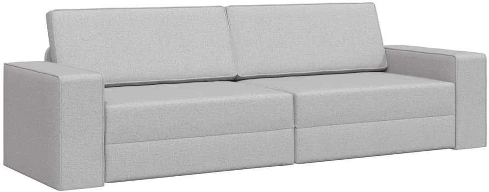 Sofa lova Debesų pilka 245 x 78 x 77 cm audinys