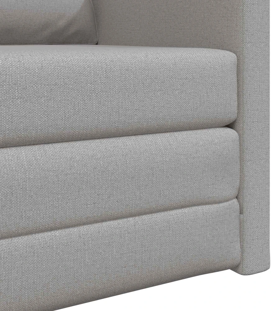 Sofa lova Debesų pilka 74 x 77 x 81 cm audinys