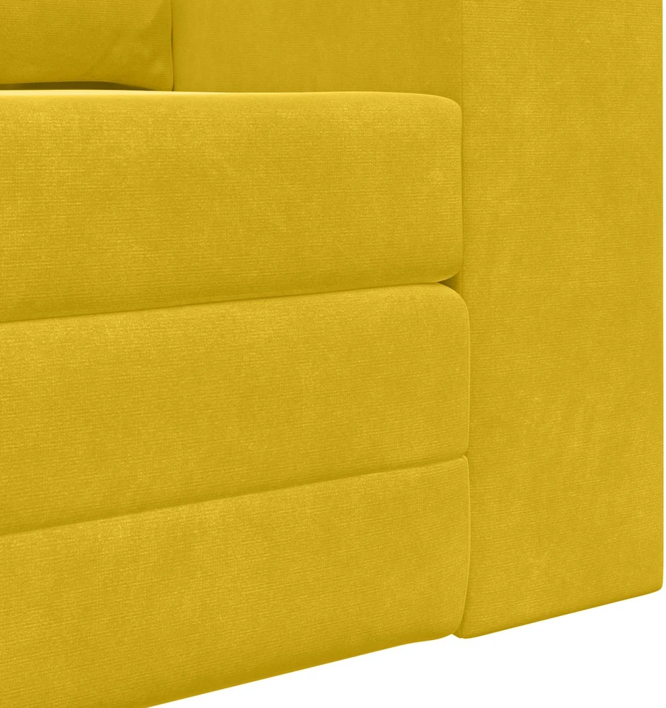 Sofa lova Geltona 148 x 71 x 83 cm Aksomas