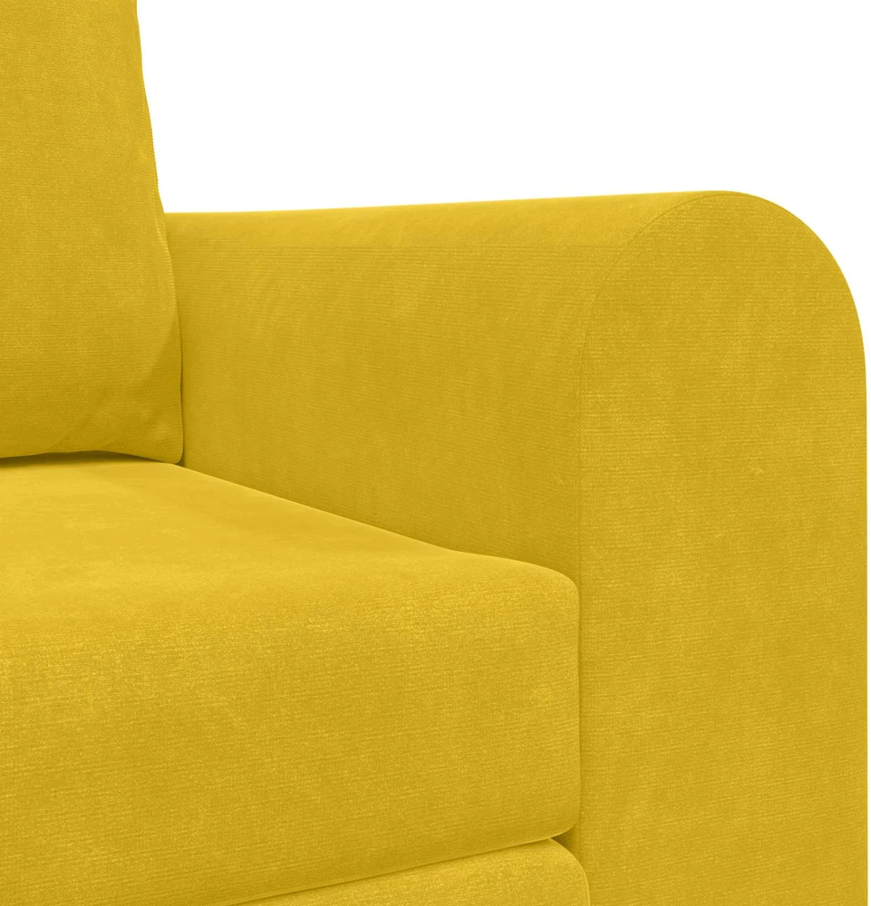 Sofa lova Geltona 148 x 71 x 83 cm Aksomas