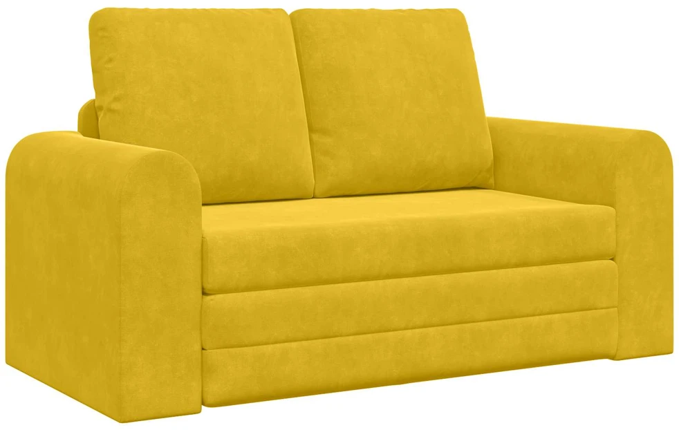 Sofa lova Geltona 148 x 71 x 83 cm Aksomas