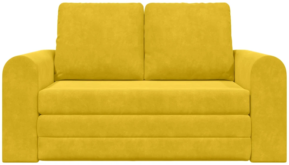 Sofa lova Geltona 148 x 71 x 83 cm Aksomas