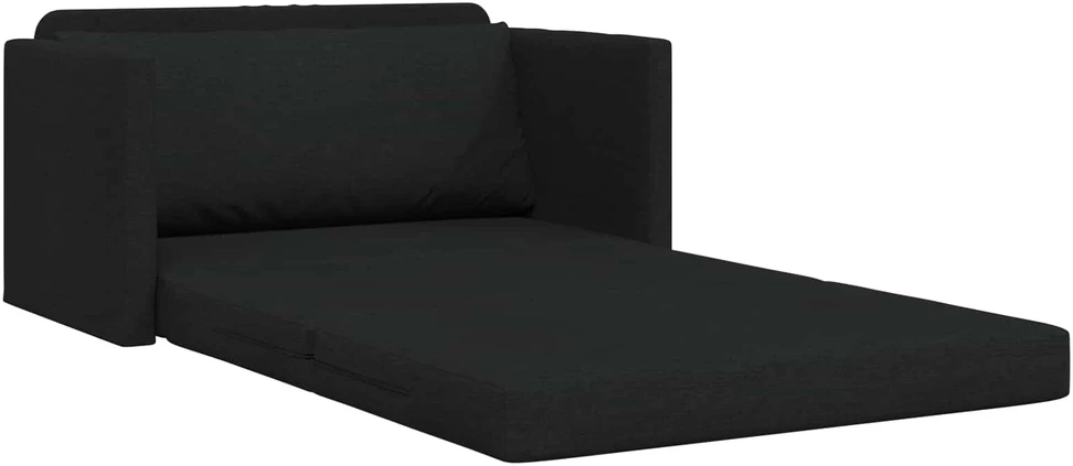 Sofa lova Juoda 124 x 71 x 78 cm audinys