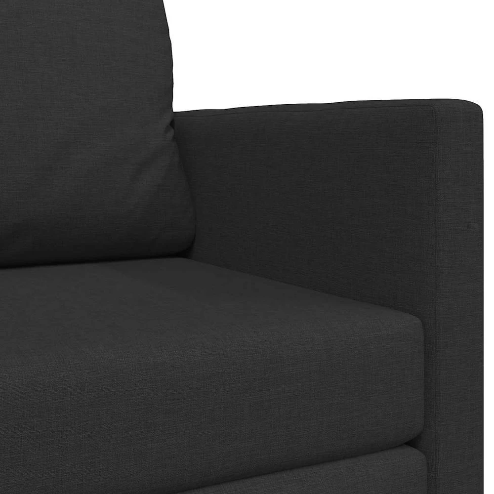 Sofa lova Juoda 124 x 71 x 78 cm audinys