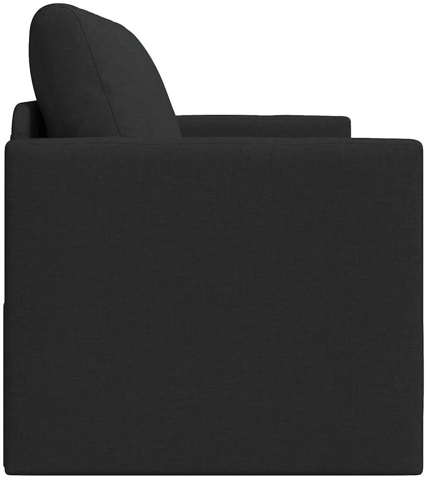 Sofa lova Juoda 124 x 71 x 78 cm audinys