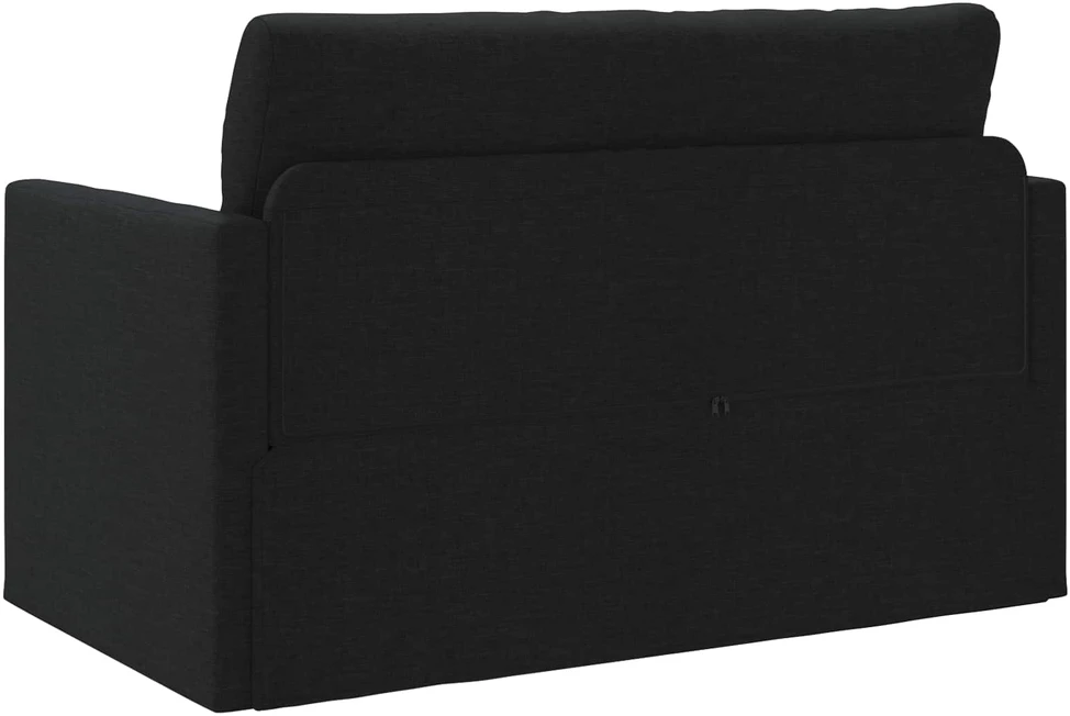 Sofa lova Juoda 124 x 71 x 78 cm audinys