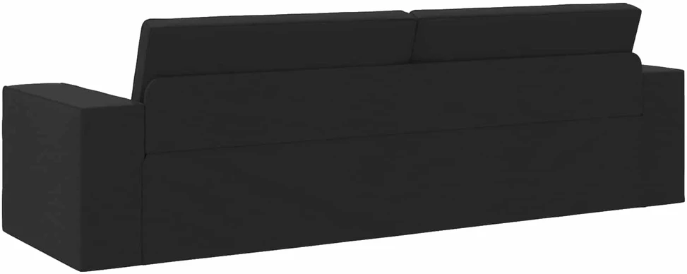 Sofa lova Juoda 245 x 78 x 77 cm audinys