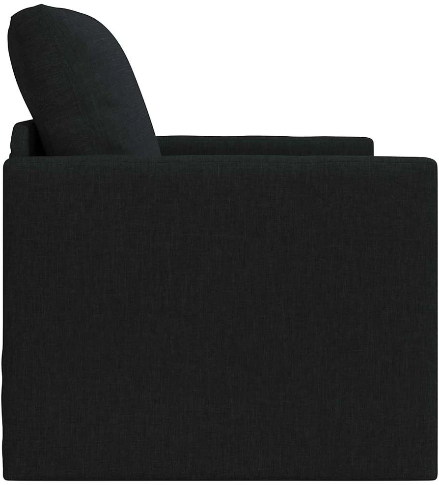 Sofa lova Juoda 74 x 77 x 81 cm audinys