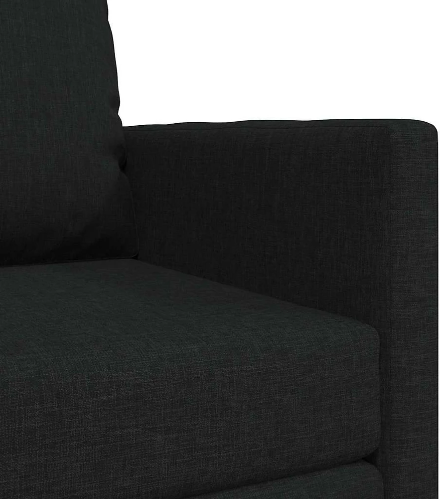 Sofa lova Juoda 74 x 77 x 81 cm audinys