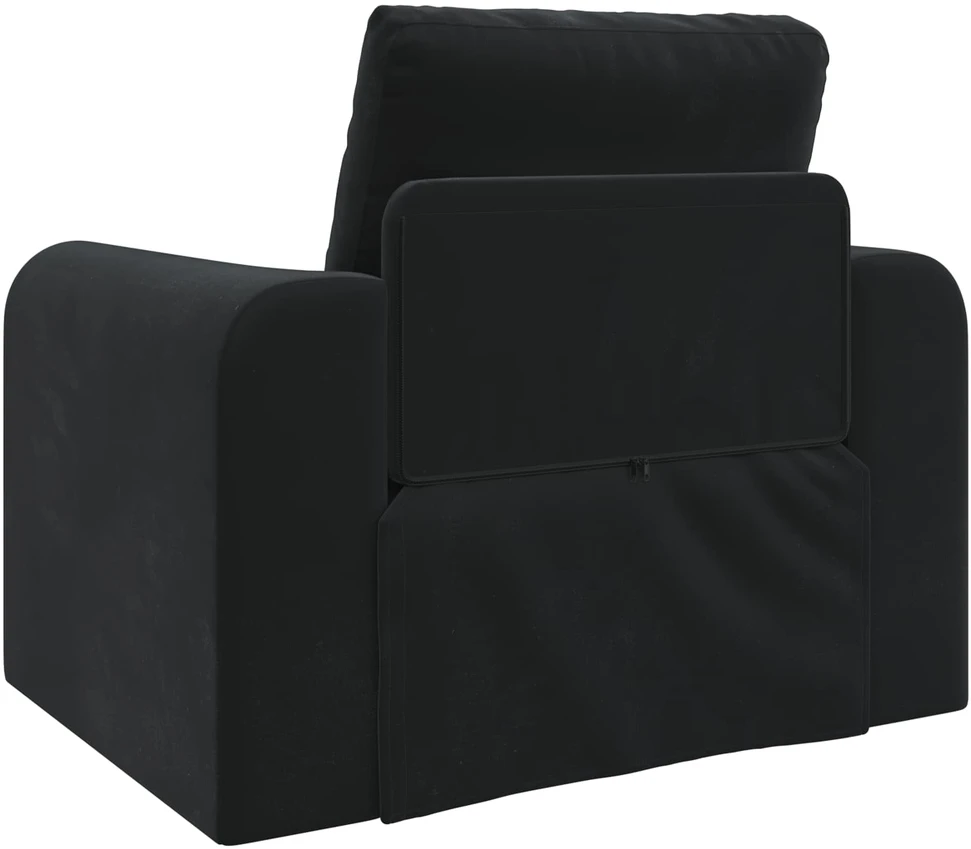Sofa lova Juoda 98 x 71 x 83 cm Aksomas