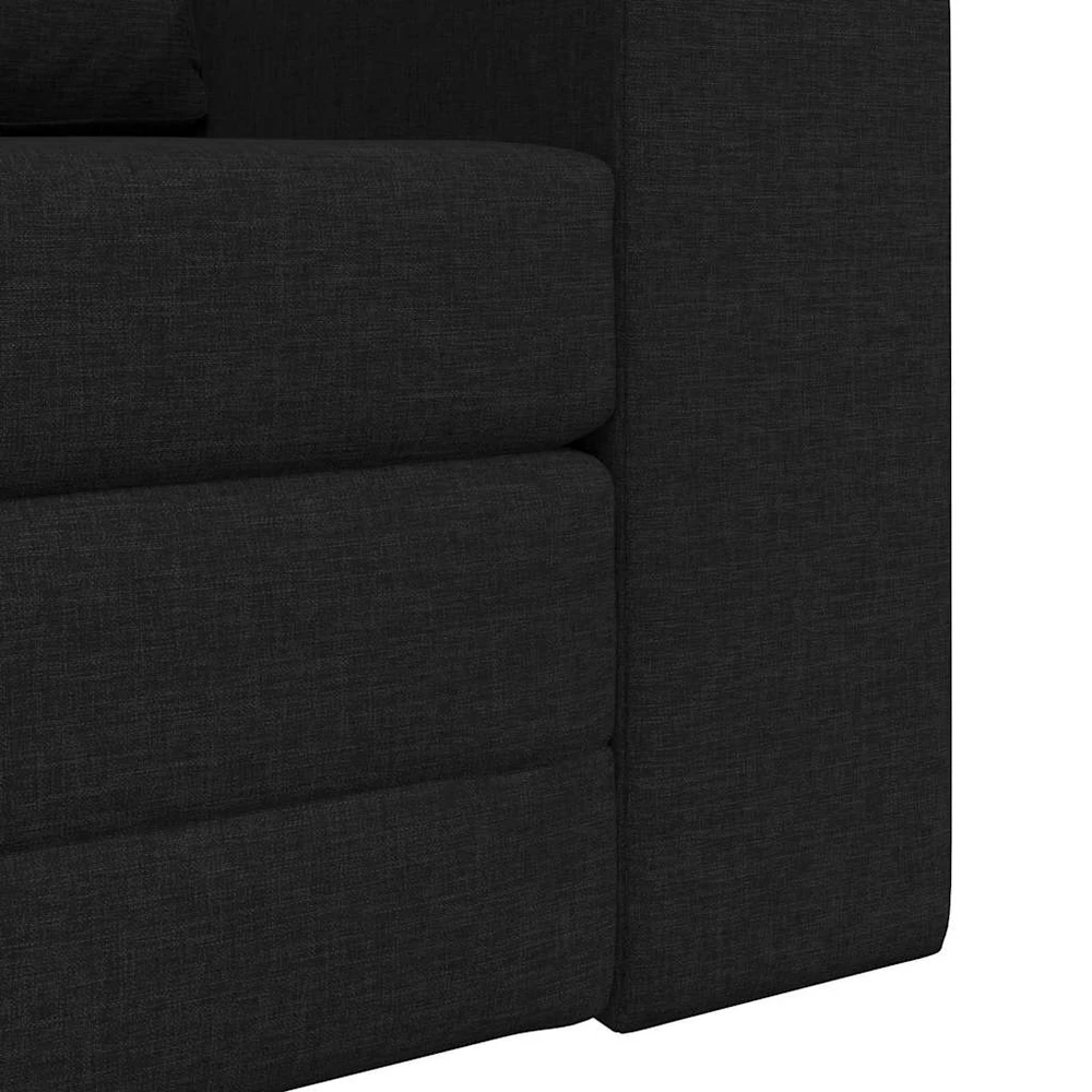 Sofa lova Juoda 98 x 71 x 83 cm audinys
