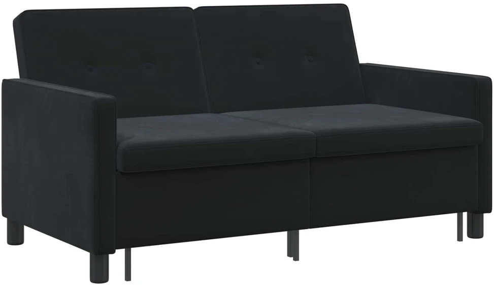 Sofa lova Juoda Audinys