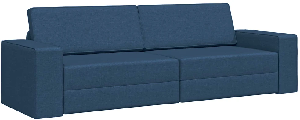 Sofa lova Jūrinė mėlyna 245 x 78 x 77 cm audinys