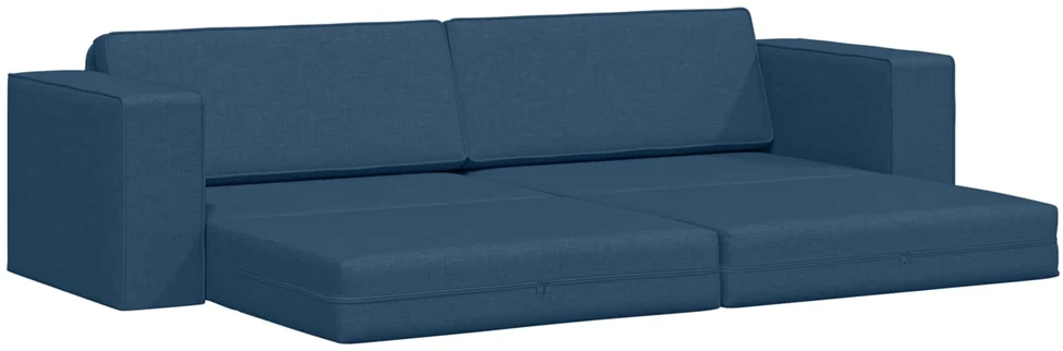 Sofa lova Jūrinė mėlyna 245 x 78 x 77 cm audinys