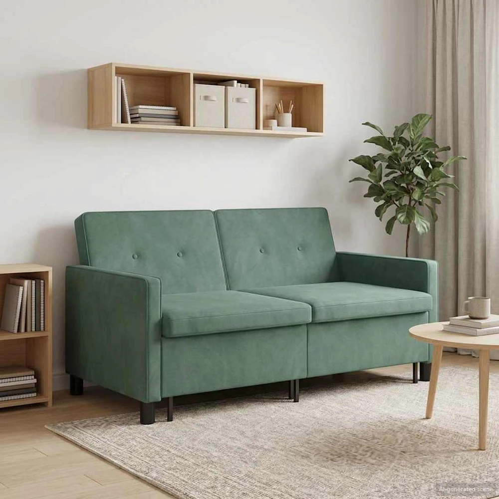 Sofa lova Jūrinė žalia Audinys