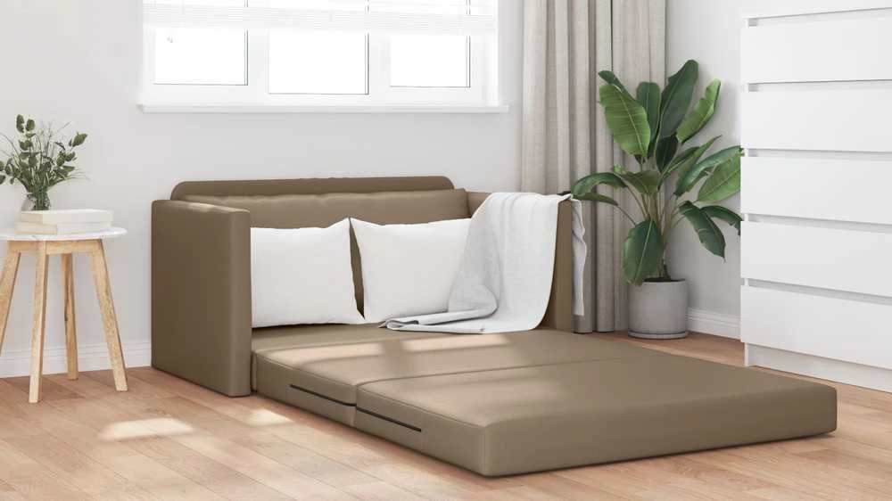Sofa lova Kapučino 124 x 71 x 78 cm Dirbtinė Oda