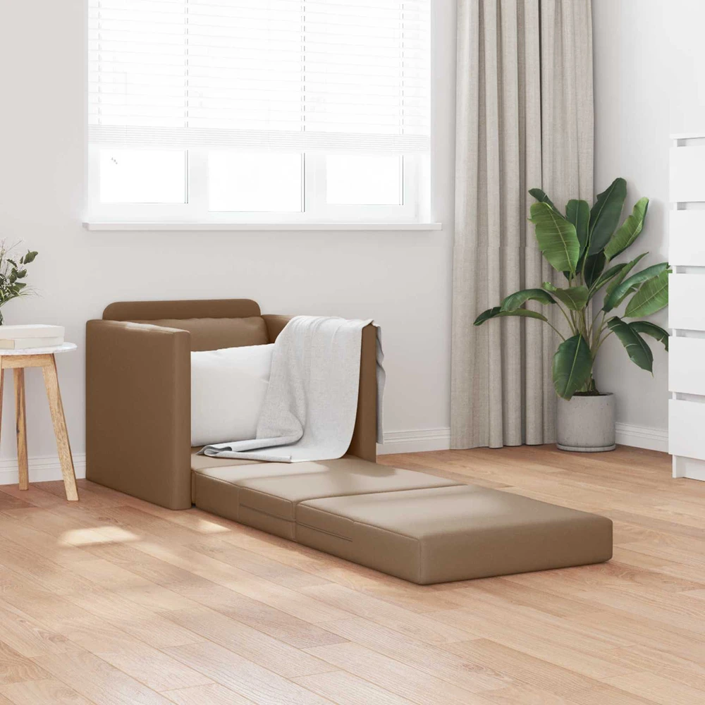 Sofa lova Kapučino 74 x 77 x 81 cm Dirbtinė Oda