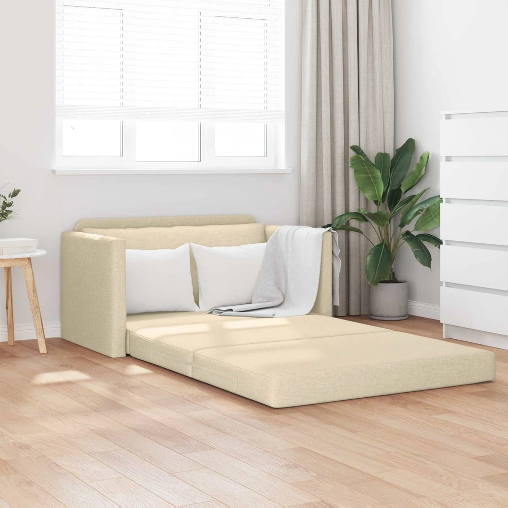 Sofa lova Kreminė 124 x 71 x 78 cm audinys