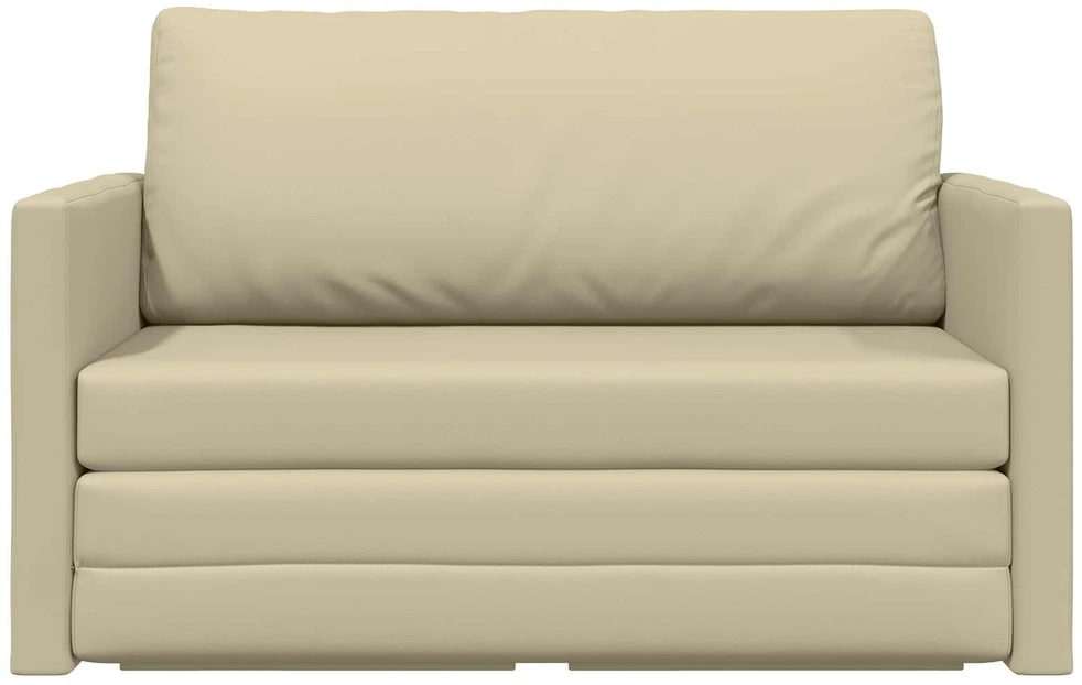 Sofa lova Kreminė 124 x 71 x 78 cm Dirbtinė Oda