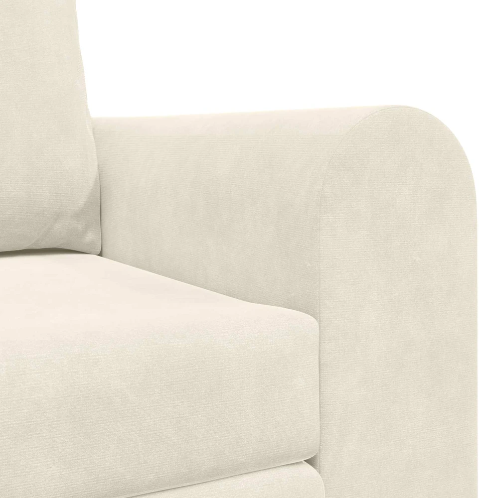 Sofa lova Kreminė 148 x 71 x 83 cm Aksomas