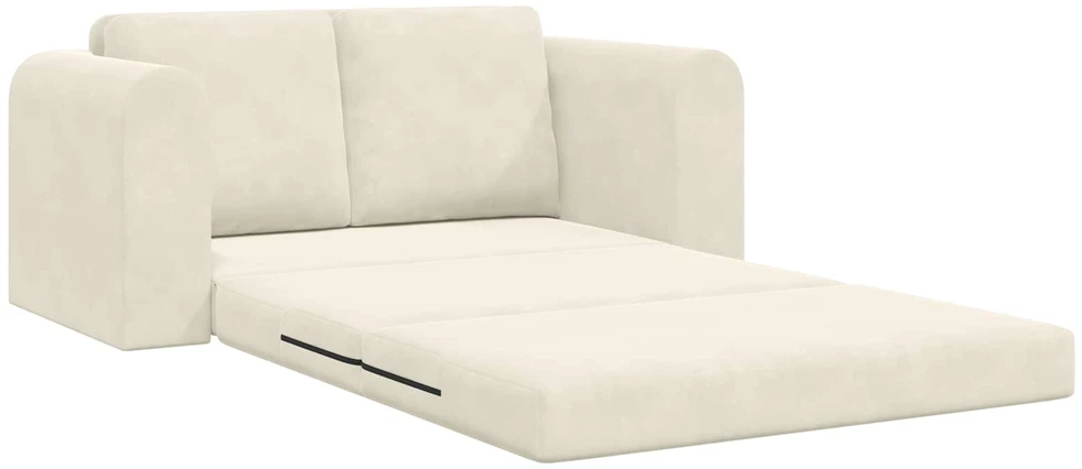 Sofa lova Kreminė 148 x 71 x 83 cm Aksomas