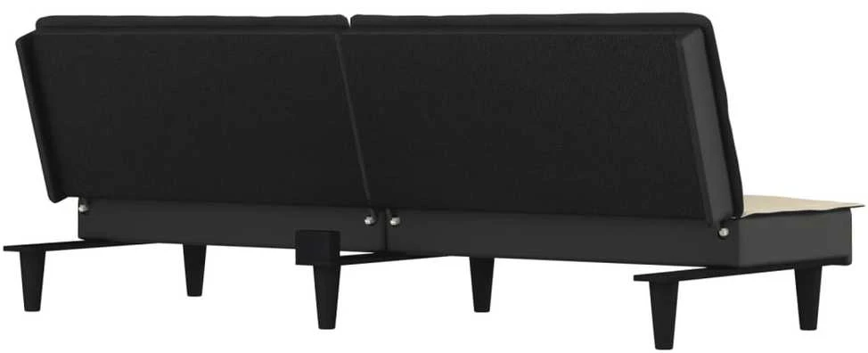 Sofa-lova, kreminės spalvos, audinys