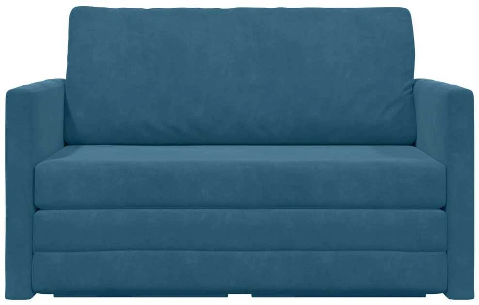 Sofa lova Mėlyna 124 x 71 x 78 cm Aksomas