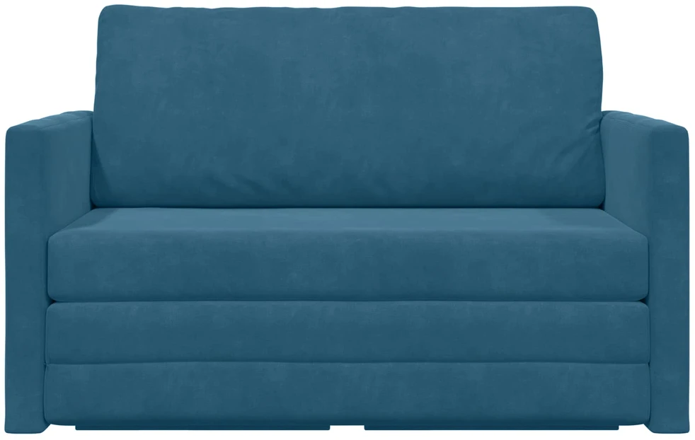 Sofa lova Mėlyna 124 x 71 x 78 cm Aksomas