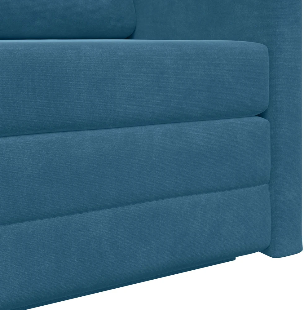 Sofa lova Mėlyna 124 x 71 x 78 cm Aksomas