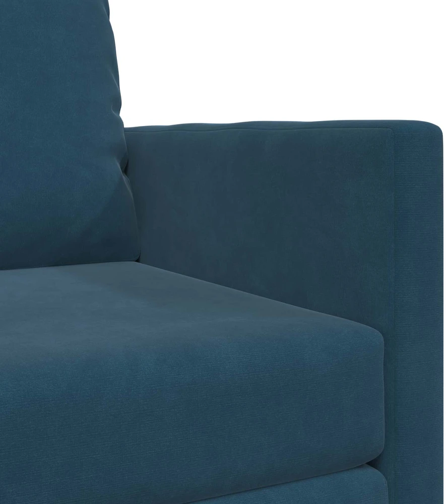 Sofa lova Mėlyna 74 x 77 x 81 cm Aksomas