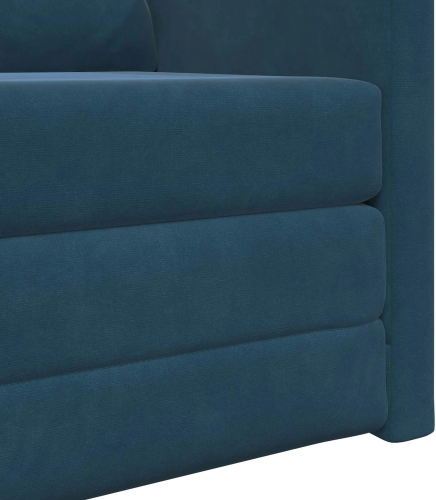 Sofa lova Mėlyna 74 x 77 x 81 cm Aksomas