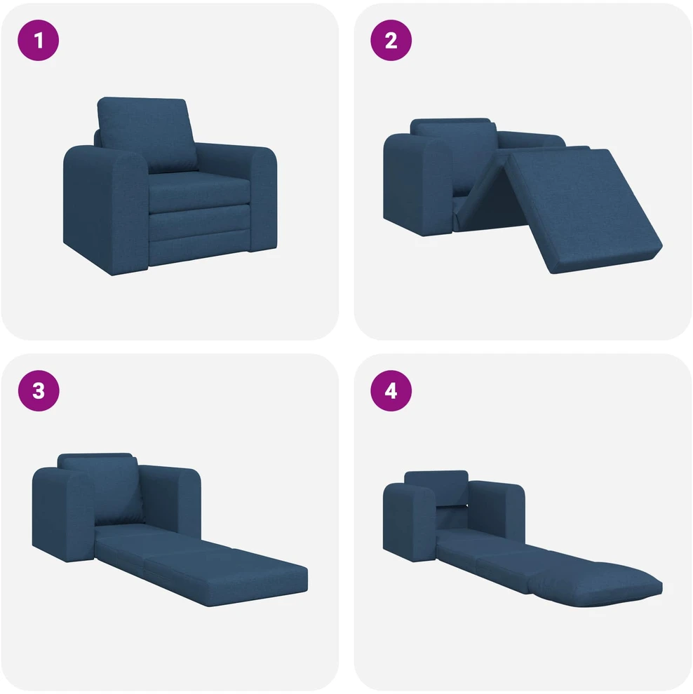 Sofa lova Mėlyna 98 x 71 x 83 cm audinys