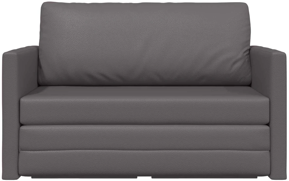 Sofa lova Pilka 124 x 71 x 78 cm Dirbtinė Oda